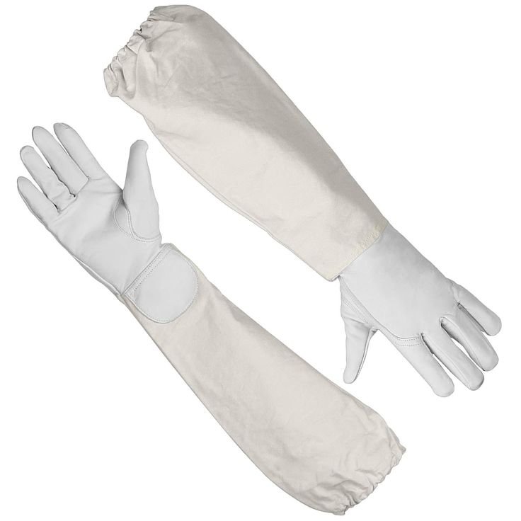 Beekeeping Gloves Leather Canvas